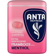 Anta Refresh Framboos Menthol Suikervrij 72g