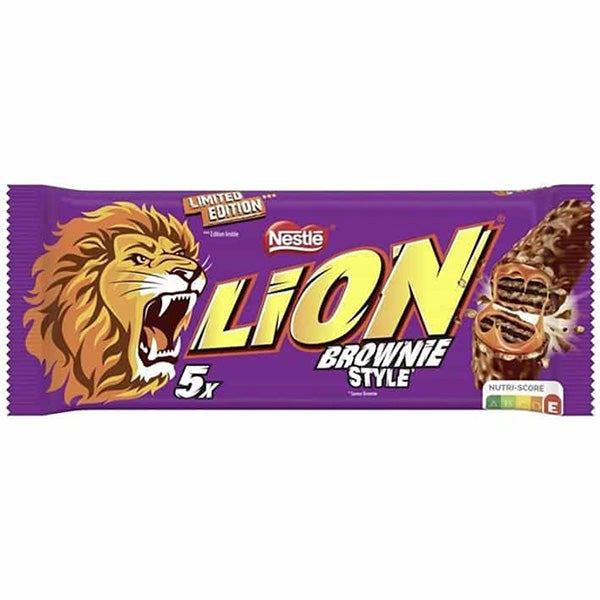 Lion Brownie Style chocolade reep 5x30g