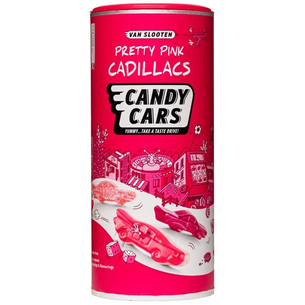 Van Slooten Pretty Pink Cadillacs snoepauto’s 320g
