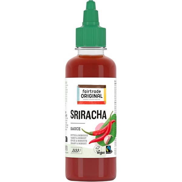 Fairtrade Original Vegan Sriracha Saus 250ml