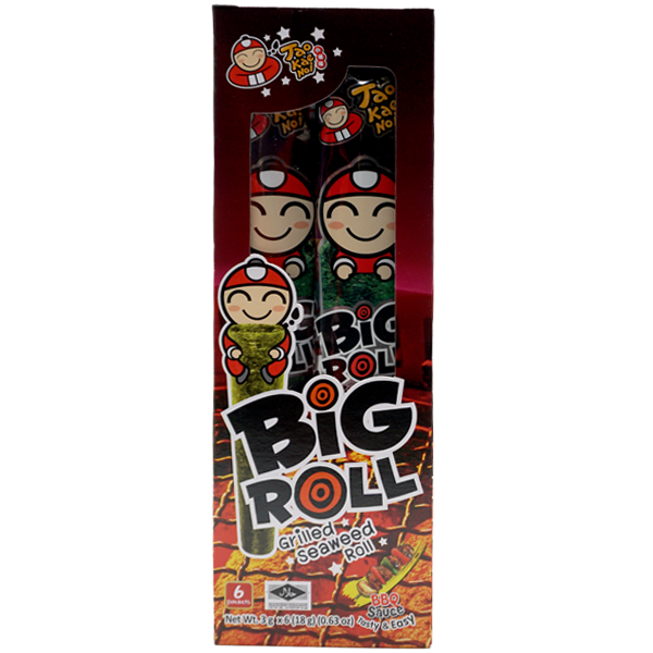 6st Tao Kae Noi Big Roll Grilled Seaweed BBQ 3g