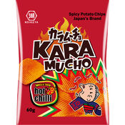 Koike Ya Karamucho Hot chilli ribbel chips 60g